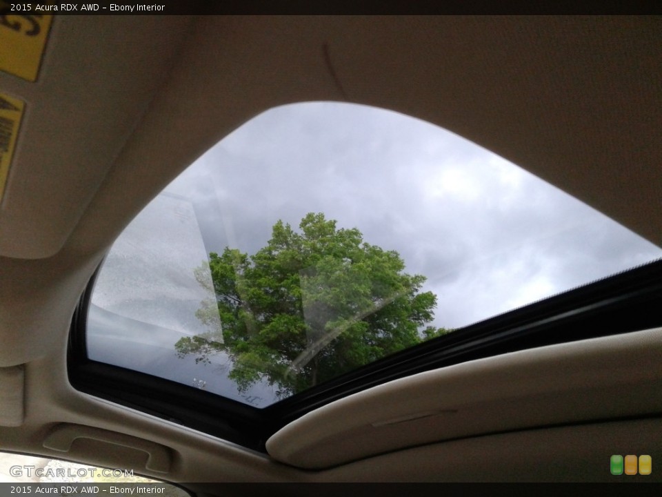 Ebony Interior Sunroof for the 2015 Acura RDX AWD #138395439