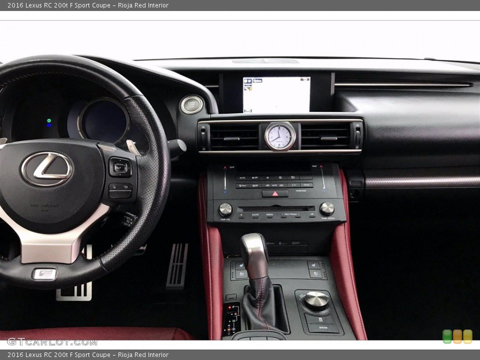 Rioja Red Interior Dashboard for the 2016 Lexus RC 200t F Sport Coupe #138396626
