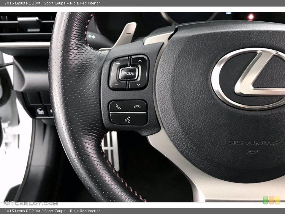 Rioja Red Interior Steering Wheel for the 2016 Lexus RC 200t F Sport Coupe #138396645