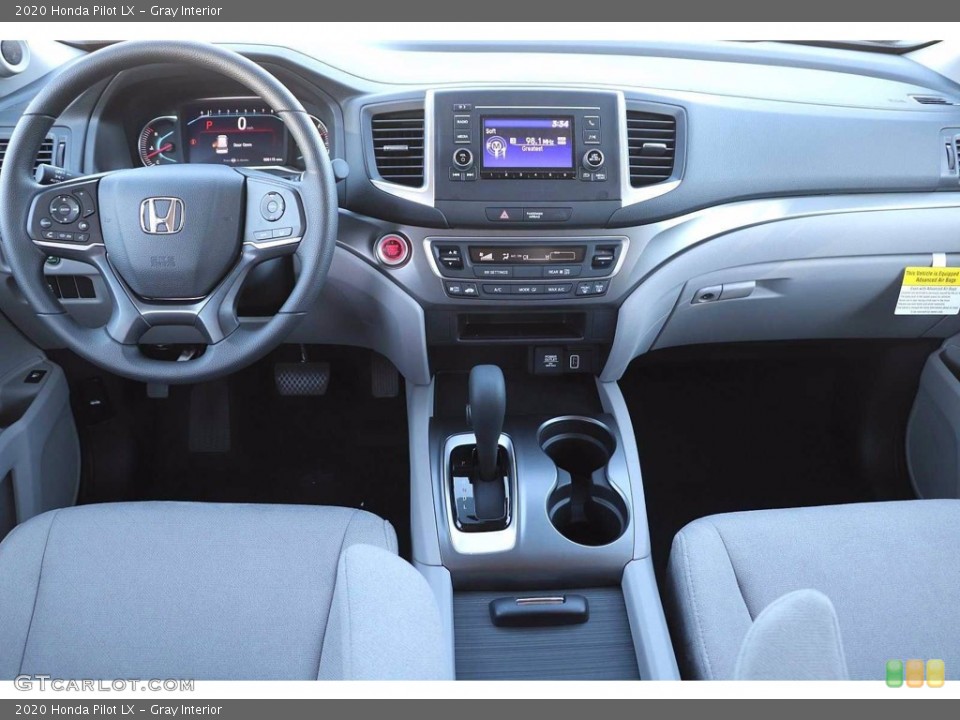 Gray Interior Dashboard for the 2020 Honda Pilot LX #138397176