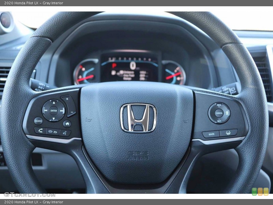 Gray Interior Steering Wheel for the 2020 Honda Pilot LX #138397230