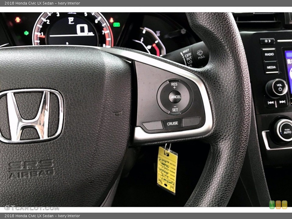 Ivory Interior Controls for the 2018 Honda Civic LX Sedan #138399364