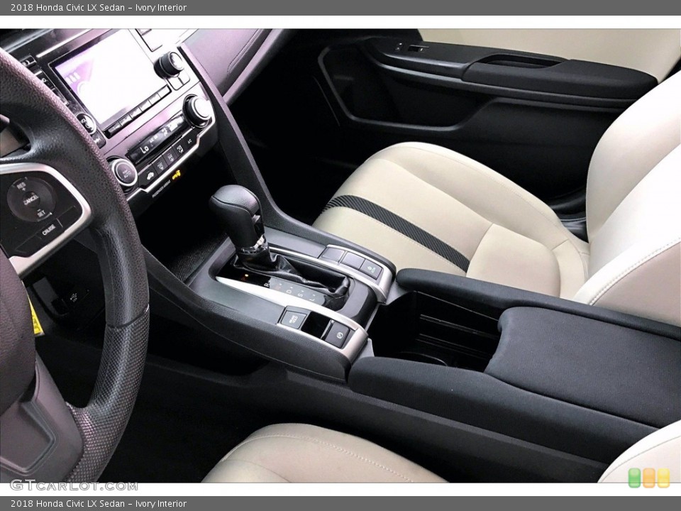 Ivory Interior Transmission for the 2018 Honda Civic LX Sedan #138399457