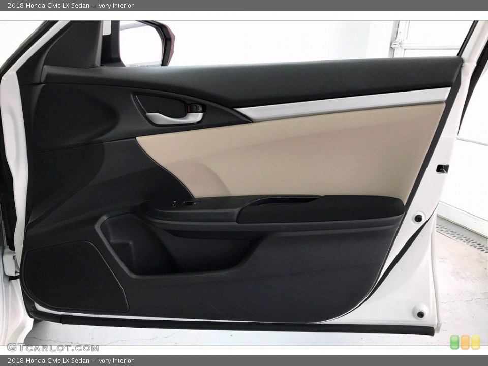 Ivory Interior Door Panel for the 2018 Honda Civic LX Sedan #138399619