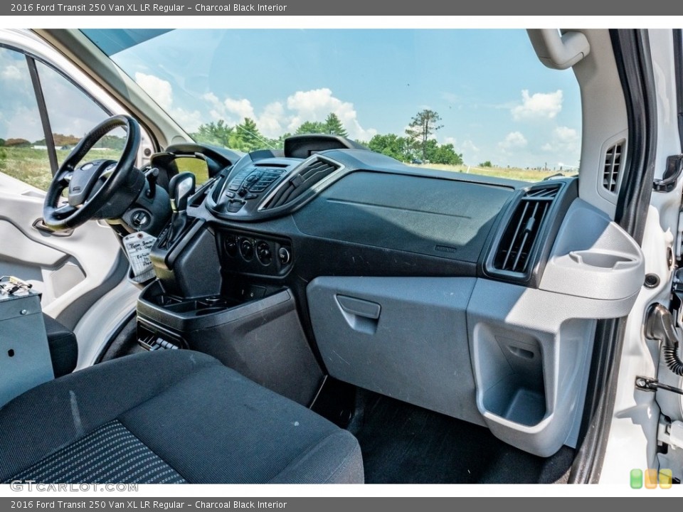 Charcoal Black Interior Dashboard for the 2016 Ford Transit 250 Van XL LR Regular #138404130
