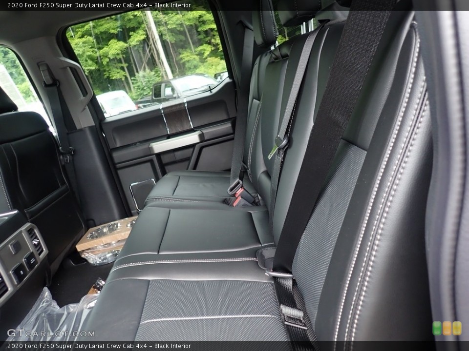 Black Interior Rear Seat for the 2020 Ford F250 Super Duty Lariat Crew Cab 4x4 #138410229