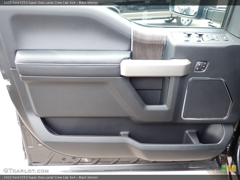 Black Interior Door Panel for the 2020 Ford F250 Super Duty Lariat Crew Cab 4x4 #138410307