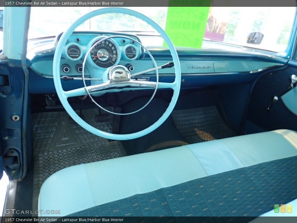 Larkspur Blue/Harbor Blue Interior Dashboard for the 1957 Chevrolet Bel Air Sedan #138410337