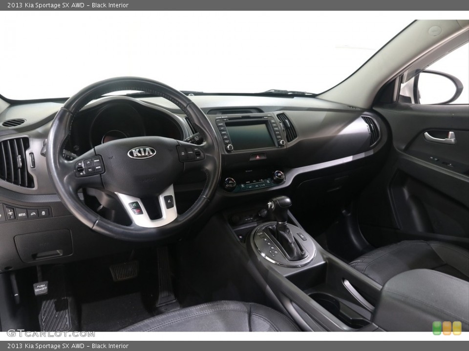 Black Interior Photo for the 2013 Kia Sportage SX AWD #138412254