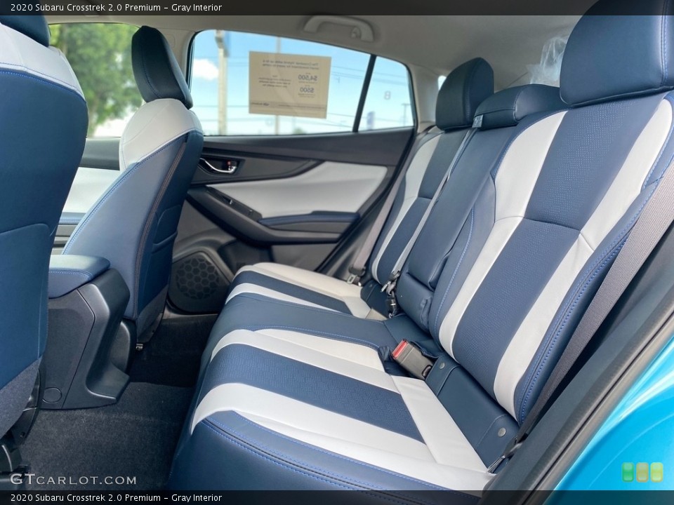 Gray Interior Rear Seat for the 2020 Subaru Crosstrek 2.0 Premium #138412530