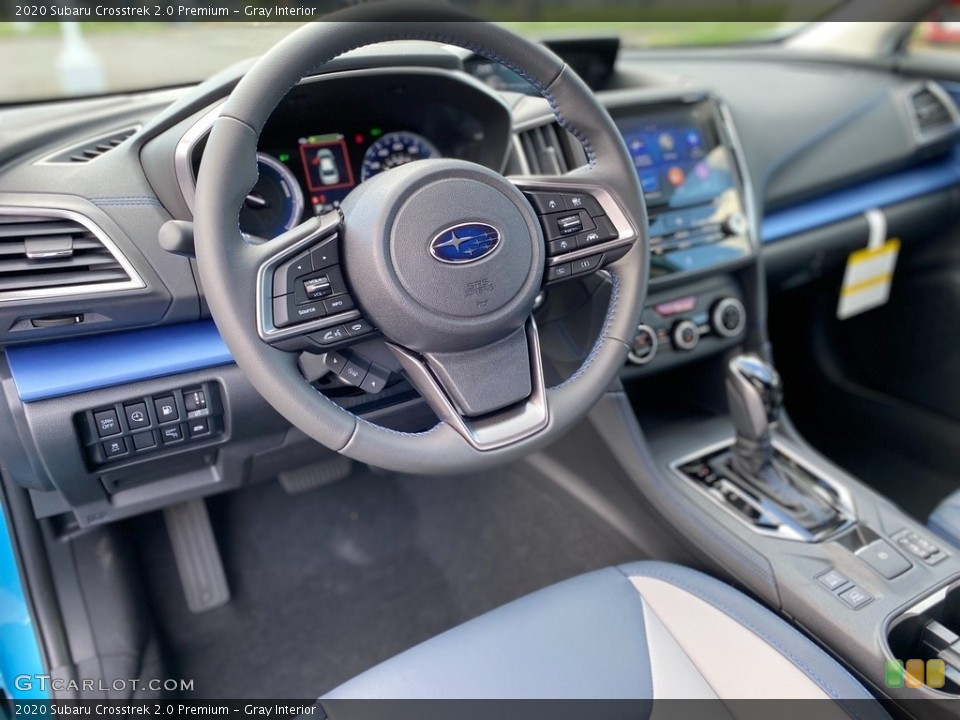 Gray Interior Steering Wheel for the 2020 Subaru Crosstrek 2.0 Premium #138412575
