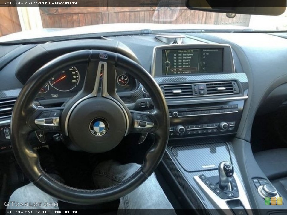 Black Interior Dashboard for the 2013 BMW M6 Convertible #138413922