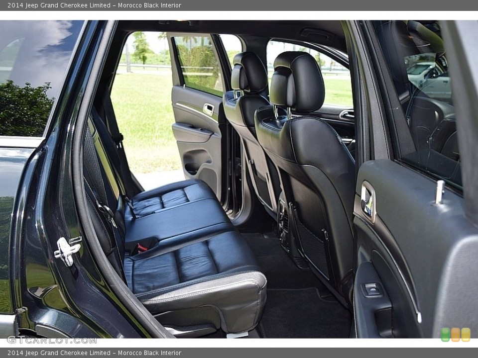 Morocco Black Interior Rear Seat for the 2014 Jeep Grand Cherokee Limited #138417469