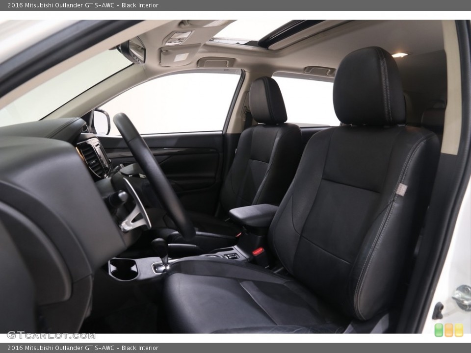 Black Interior Front Seat for the 2016 Mitsubishi Outlander GT S-AWC #138418462