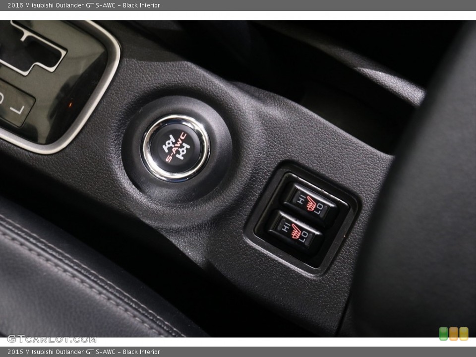 Black Interior Controls for the 2016 Mitsubishi Outlander GT S-AWC #138418648