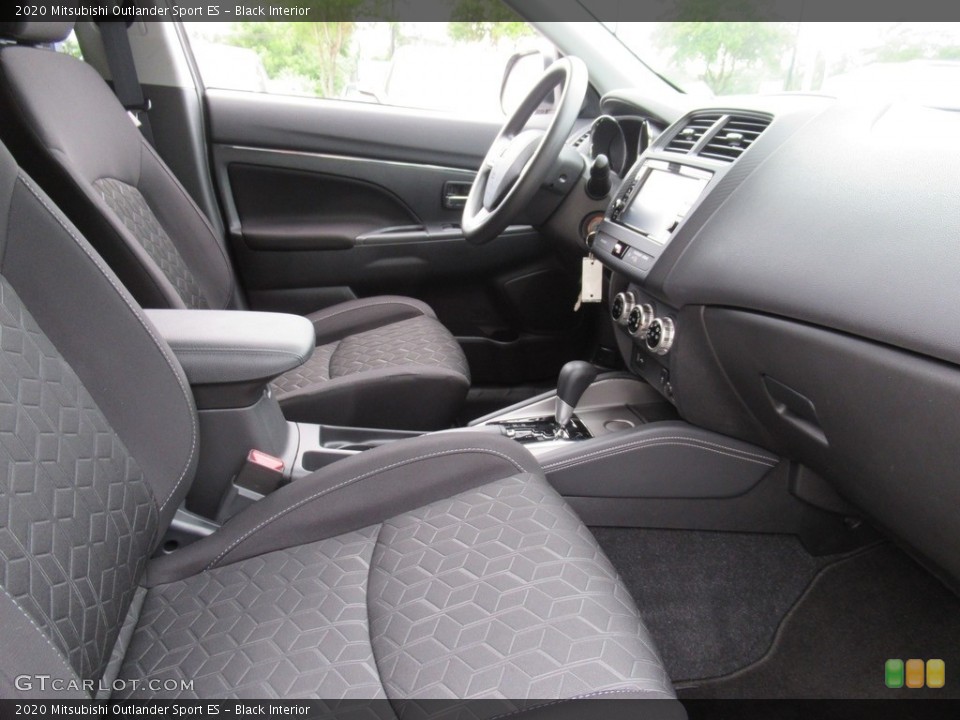 Black Interior Front Seat for the 2020 Mitsubishi Outlander Sport ES #138421240