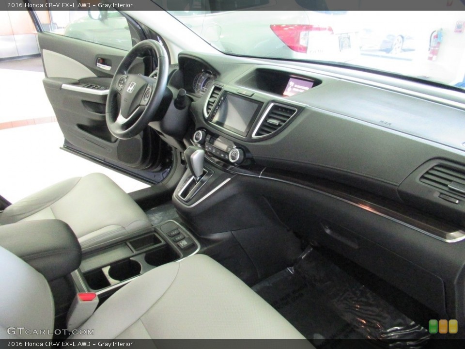 Gray Interior Dashboard for the 2016 Honda CR-V EX-L AWD #138423490