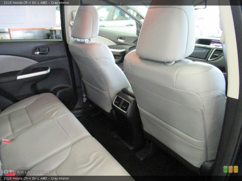 Gray Interior Rear Seat for the 2016 Honda CR-V EX-L AWD #138423592