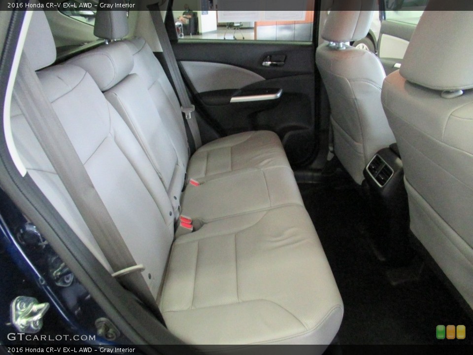 Gray Interior Rear Seat for the 2016 Honda CR-V EX-L AWD #138423623