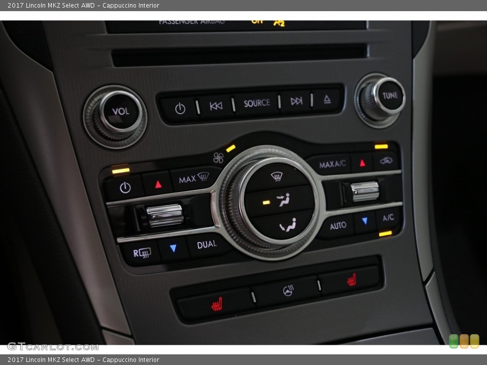 Cappuccino Interior Controls for the 2017 Lincoln MKZ Select AWD #138427918