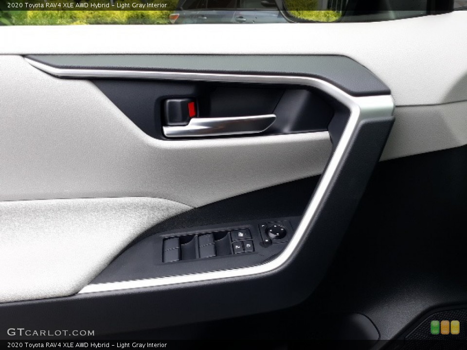 Light Gray Interior Door Panel for the 2020 Toyota RAV4 XLE AWD Hybrid #138429161