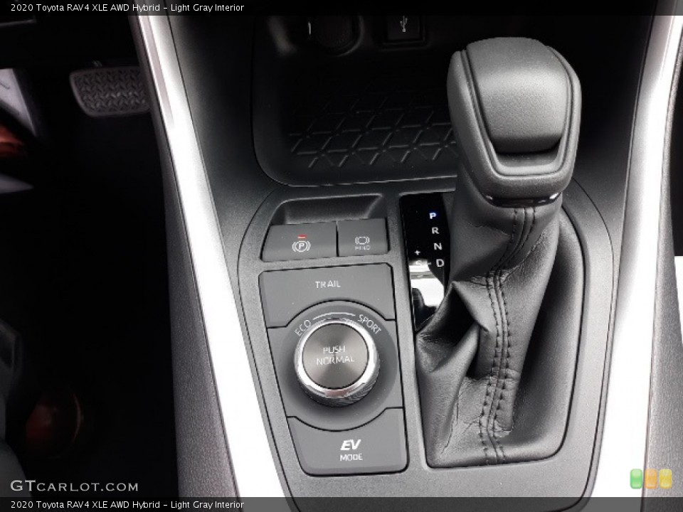 Light Gray Interior Transmission for the 2020 Toyota RAV4 XLE AWD Hybrid #138429247
