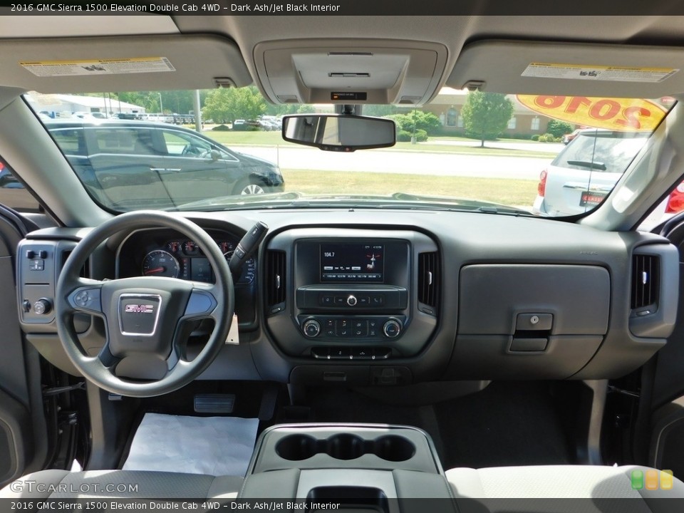 Dark Ash/Jet Black Interior Dashboard for the 2016 GMC Sierra 1500 Elevation Double Cab 4WD #138432120