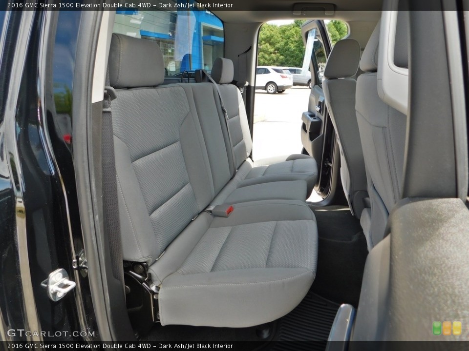 Dark Ash/Jet Black Interior Rear Seat for the 2016 GMC Sierra 1500 Elevation Double Cab 4WD #138432285