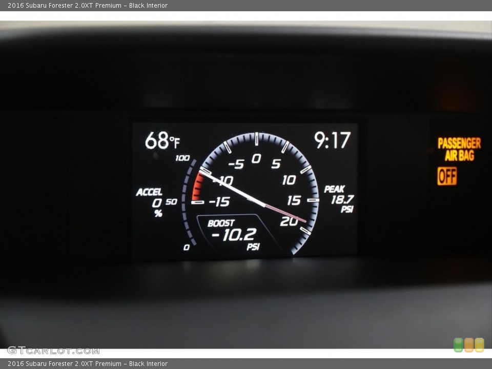 Black Interior Controls for the 2016 Subaru Forester 2.0XT Premium #138433266