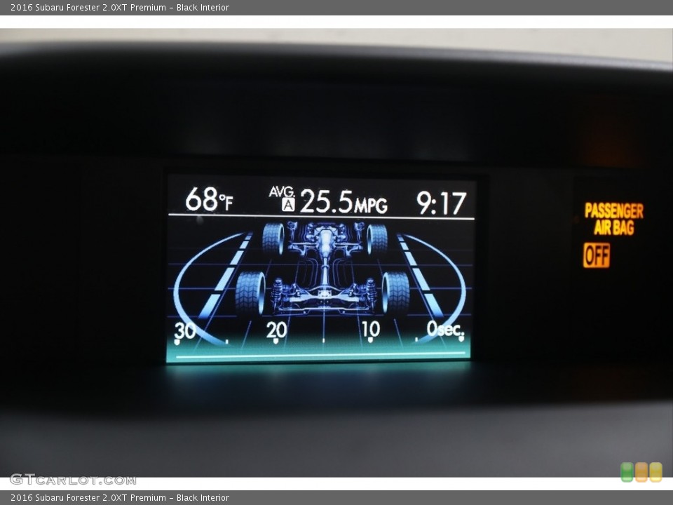 Black Interior Controls for the 2016 Subaru Forester 2.0XT Premium #138433305