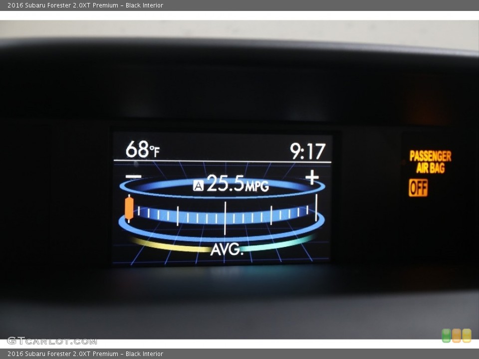 Black Interior Controls for the 2016 Subaru Forester 2.0XT Premium #138433350