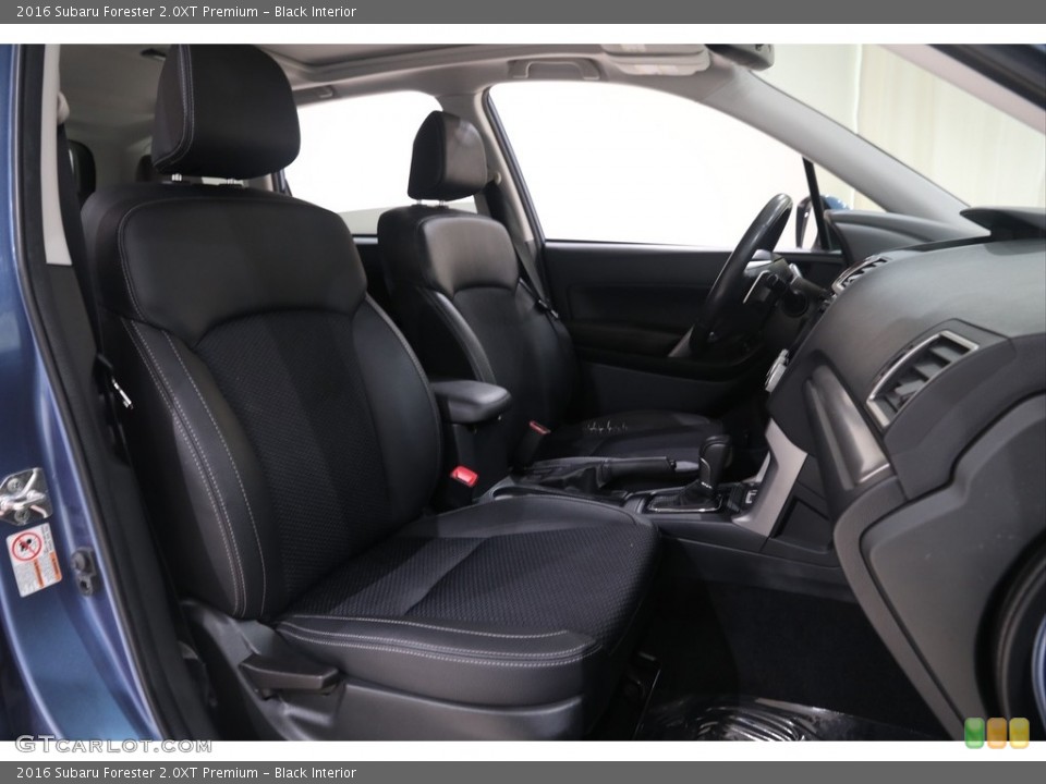 Black Interior Front Seat for the 2016 Subaru Forester 2.0XT Premium #138433607