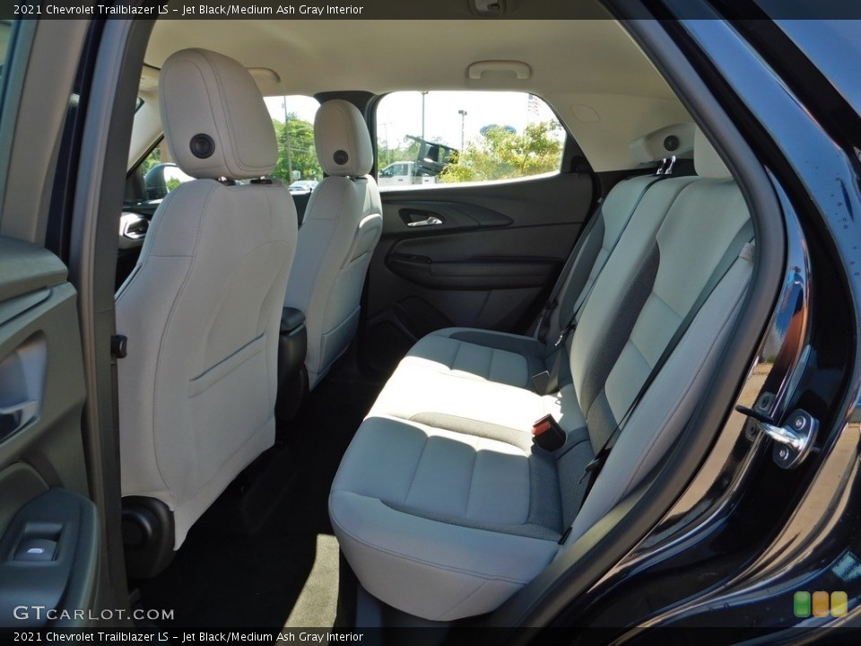 Jet Black/Medium Ash Gray Interior Rear Seat for the 2021 Chevrolet Trailblazer LS #138434889