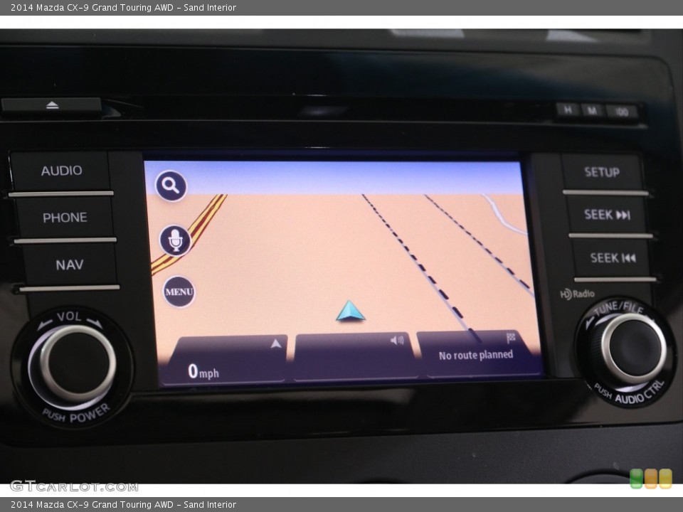 Sand Interior Navigation for the 2014 Mazda CX-9 Grand Touring AWD #138435156