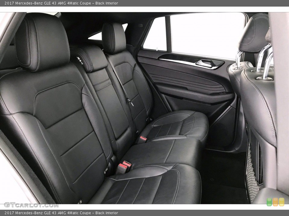 Black Interior Rear Seat for the 2017 Mercedes-Benz GLE 43 AMG 4Matic Coupe #138435252