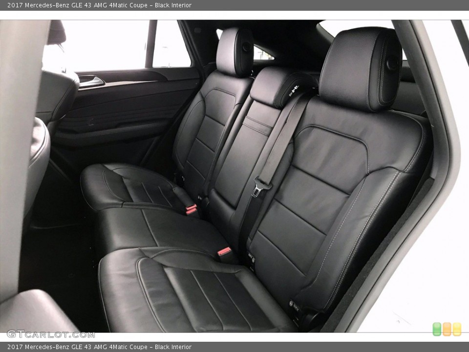 Black Interior Rear Seat for the 2017 Mercedes-Benz GLE 43 AMG 4Matic Coupe #138435291