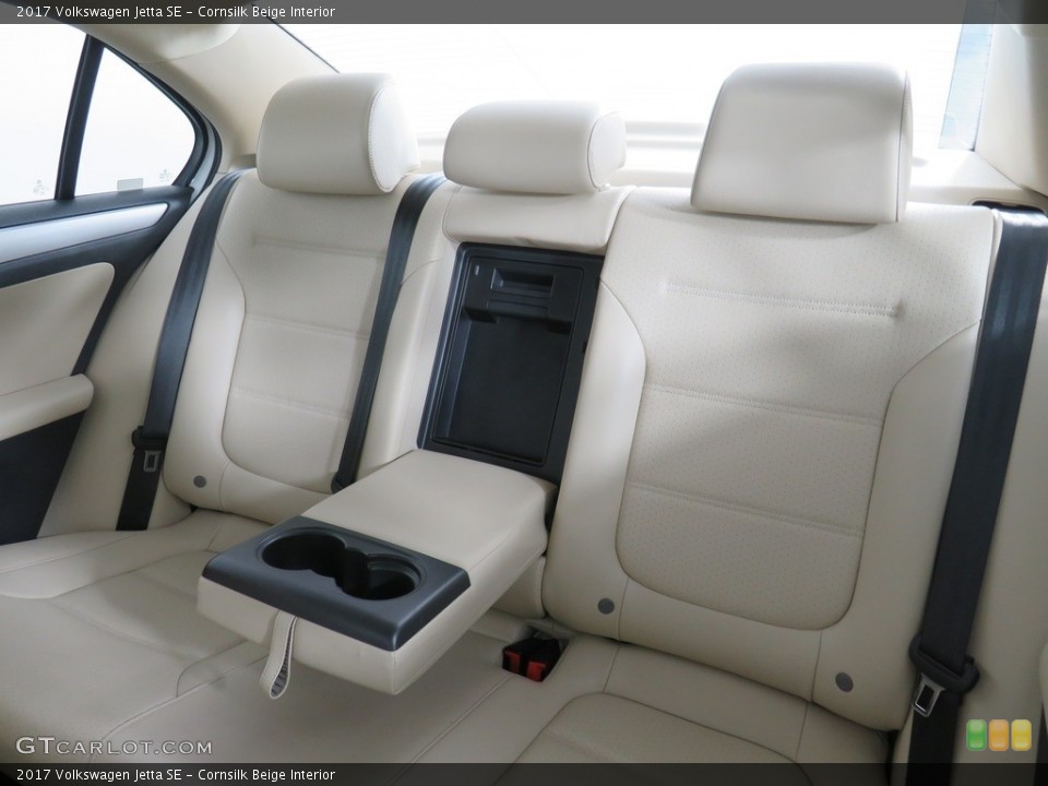 Cornsilk Beige Interior Rear Seat for the 2017 Volkswagen Jetta SE #138436440