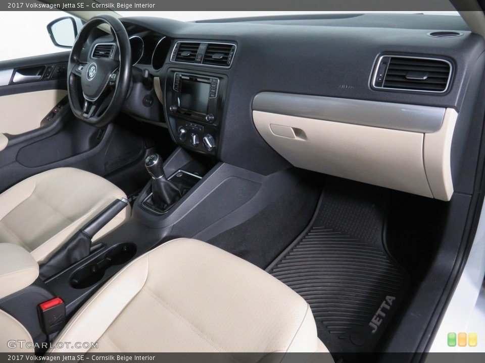 Cornsilk Beige Interior Front Seat for the 2017 Volkswagen Jetta SE #138436593