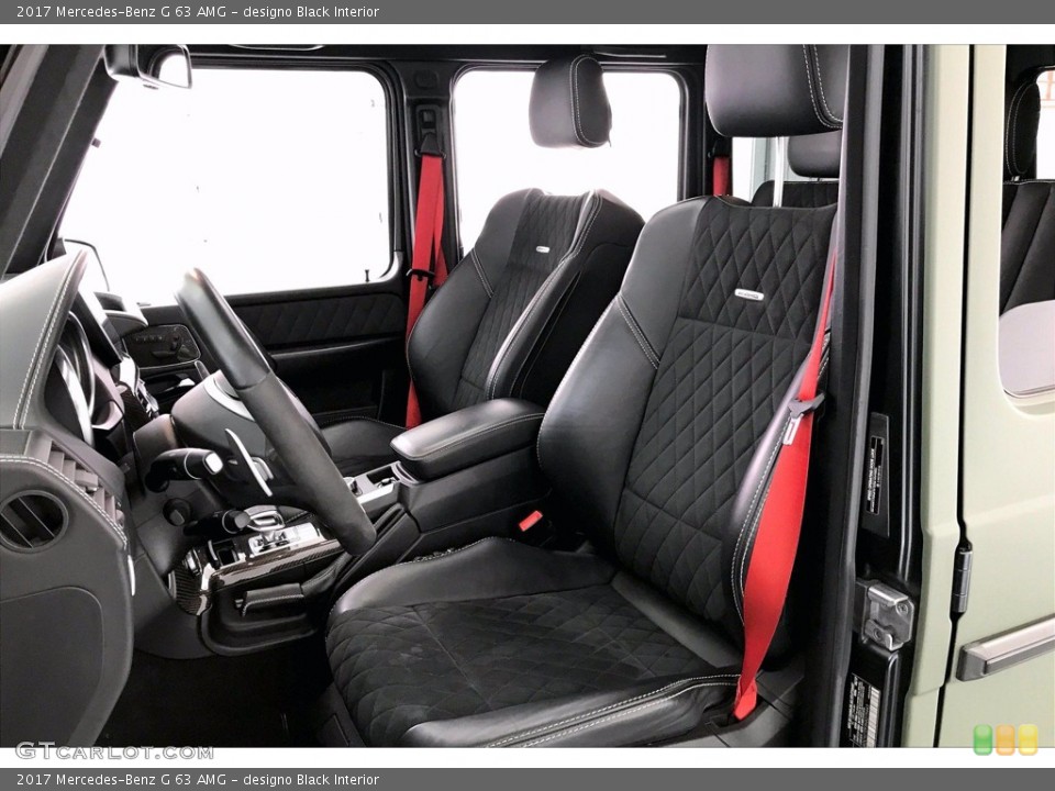 designo Black Interior Front Seat for the 2017 Mercedes-Benz G 63 AMG #138437025