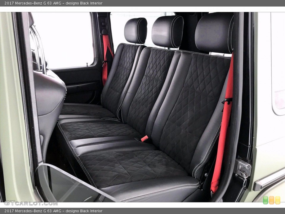 designo Black Interior Rear Seat for the 2017 Mercedes-Benz G 63 AMG #138437048