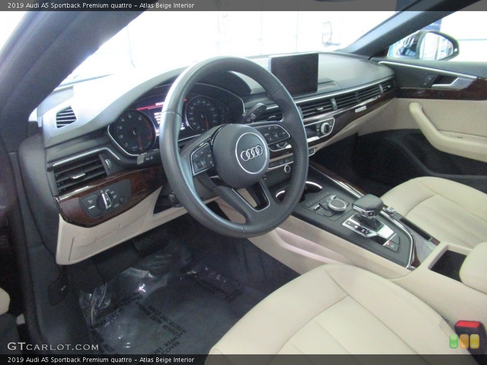 Atlas Beige Interior Photo for the 2019 Audi A5 Sportback Premium quattro #138440790