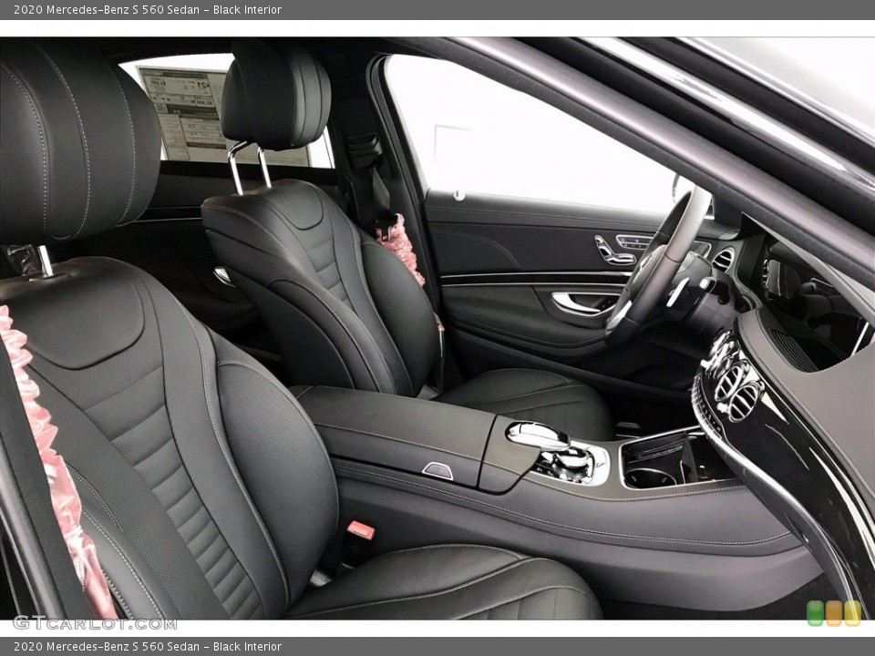 Black Interior Front Seat for the 2020 Mercedes-Benz S 560 Sedan #138446324