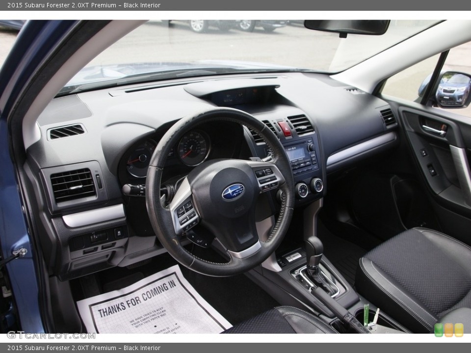 Black Interior Front Seat for the 2015 Subaru Forester 2.0XT Premium #138449017