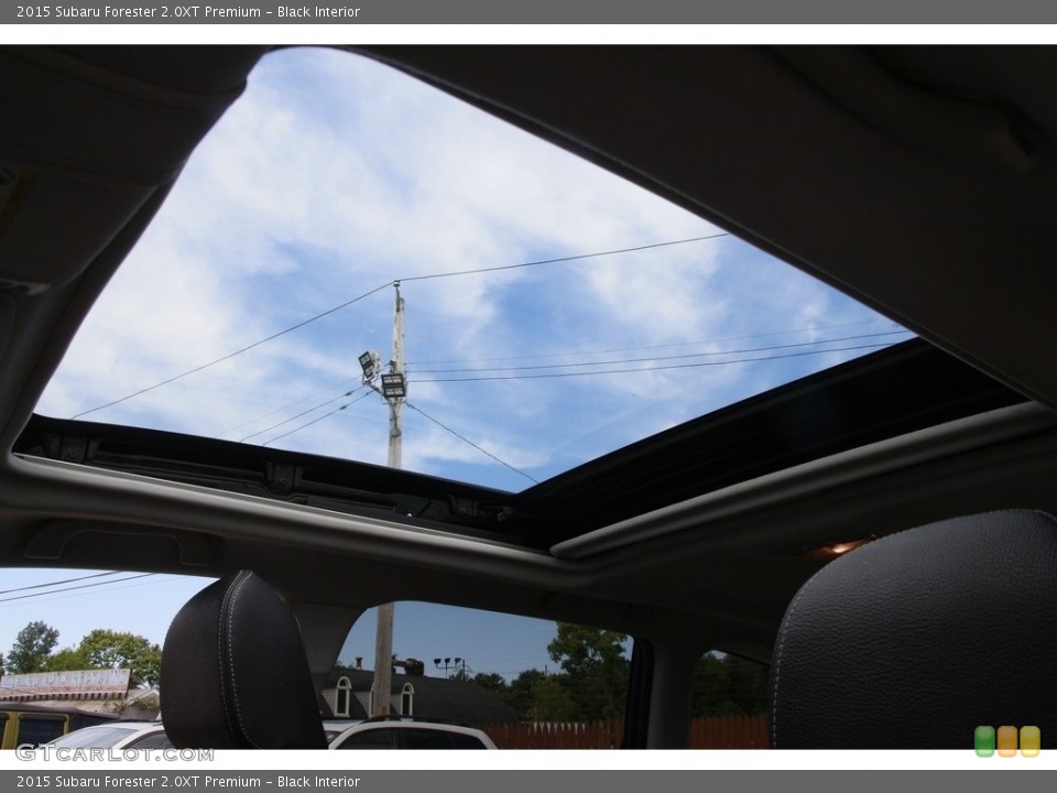 Black Interior Sunroof for the 2015 Subaru Forester 2.0XT Premium #138449039