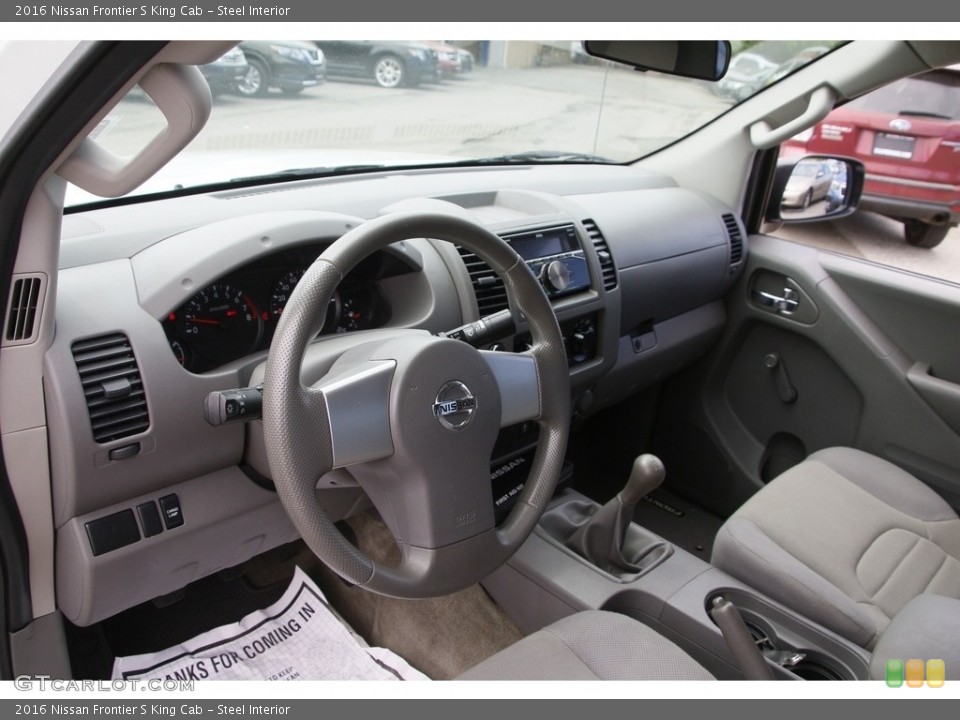 Steel Interior Photo for the 2016 Nissan Frontier S King Cab #138449546