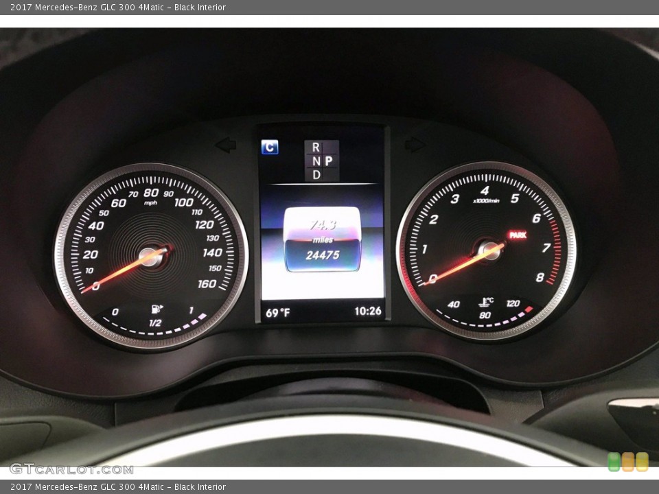 Black Interior Gauges for the 2017 Mercedes-Benz GLC 300 4Matic #138453611