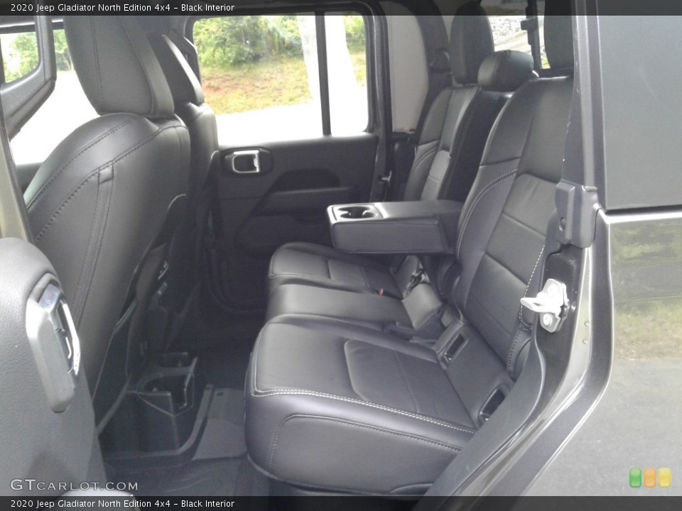 Black Interior Rear Seat for the 2020 Jeep Gladiator North Edition 4x4 #138453638