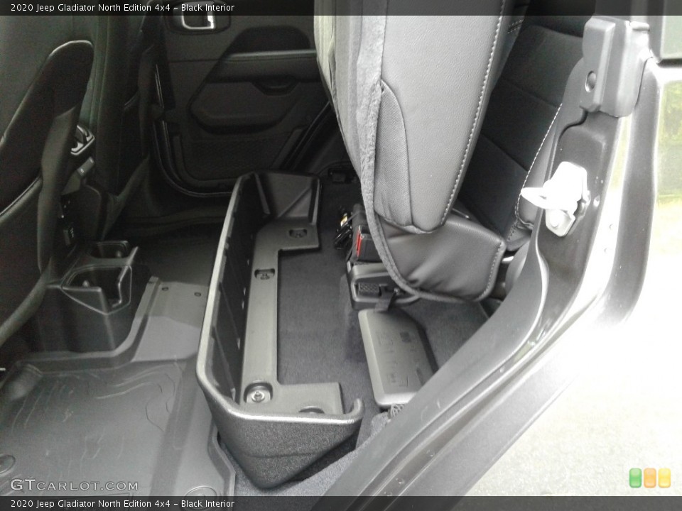 Black Interior Rear Seat for the 2020 Jeep Gladiator North Edition 4x4 #138453668