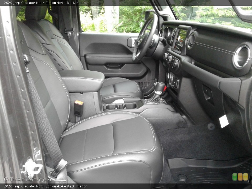 Black Interior Front Seat for the 2020 Jeep Gladiator North Edition 4x4 #138453719