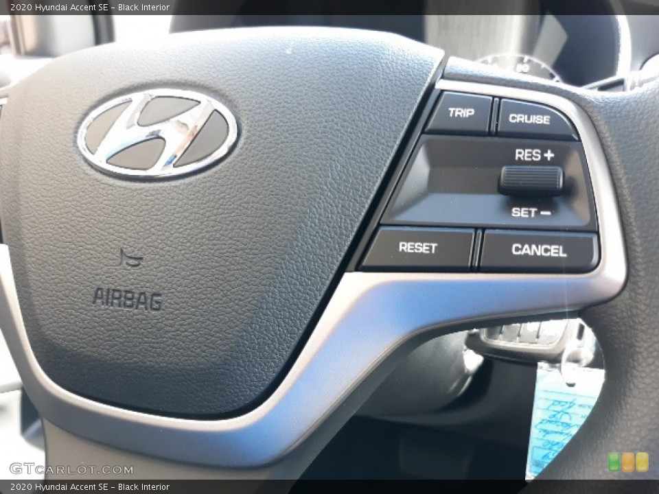 Black Interior Steering Wheel for the 2020 Hyundai Accent SE #138454454